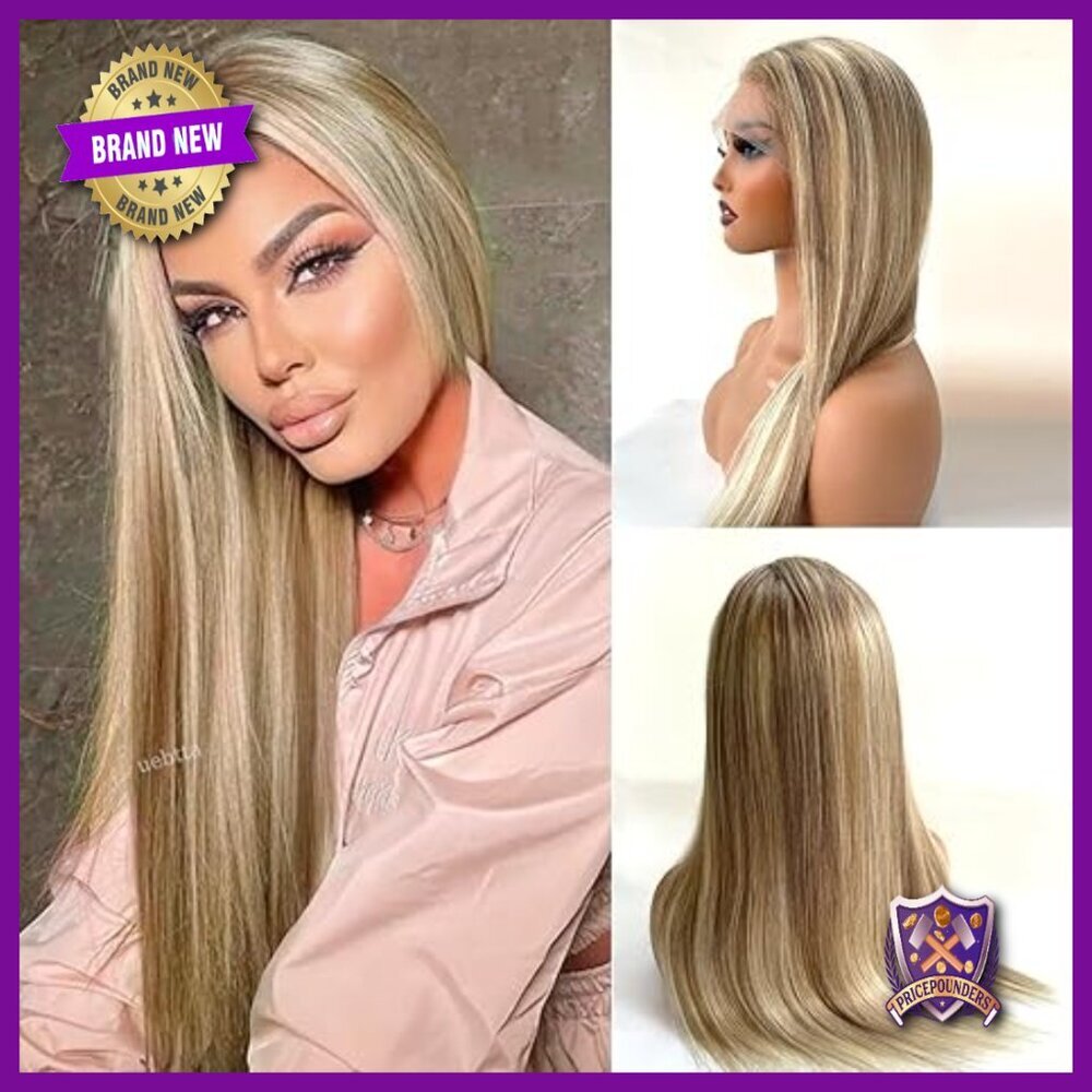 20 Inch Human Hair Lace Front Wig 180 Density Pre Plucked Glueless